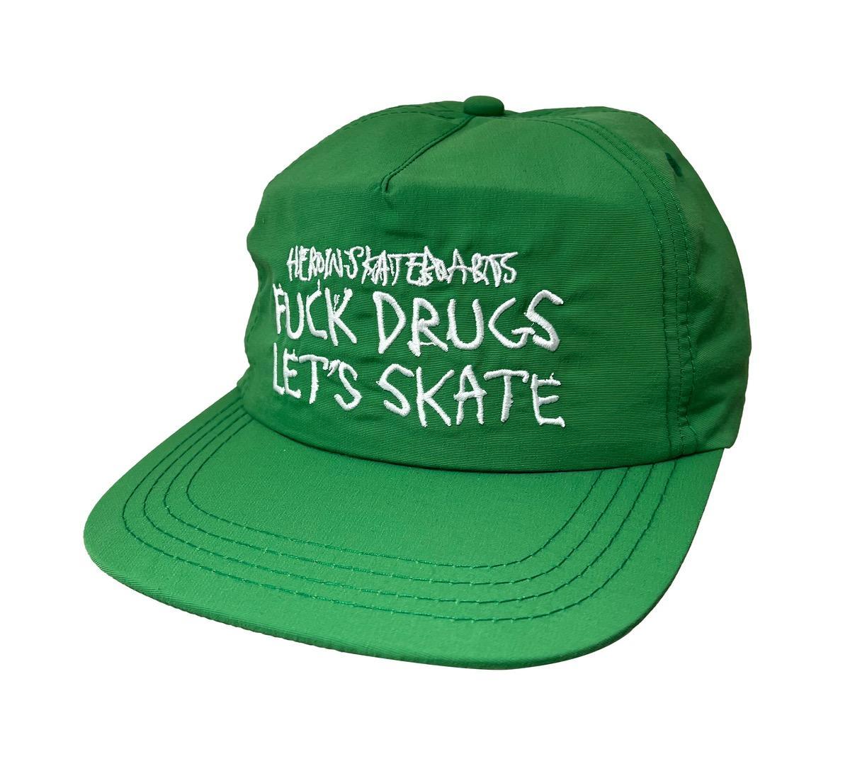 HEROIN FUCK DRUGS Green Snapback