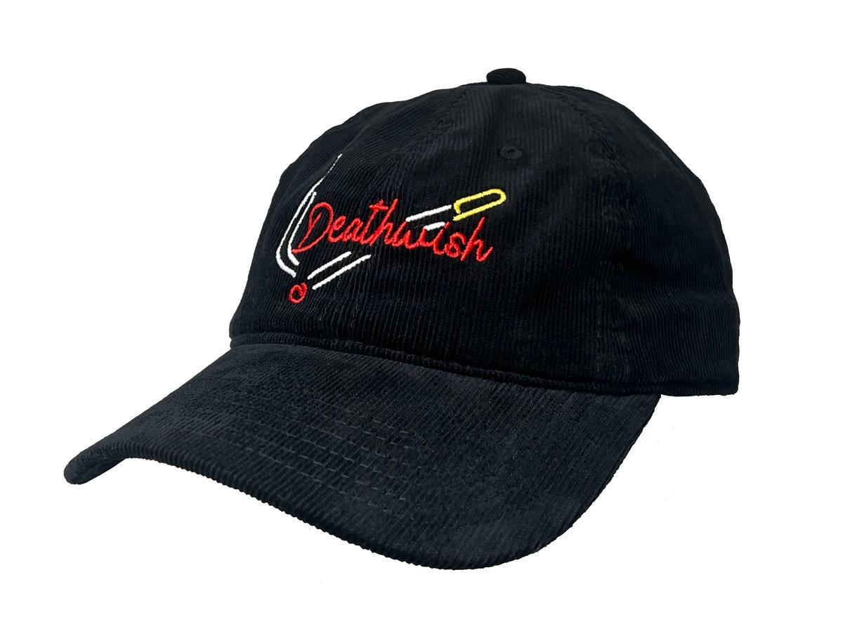 DEATHWISH NEON LIGHTS BLACK CORDUROY 6 Panel