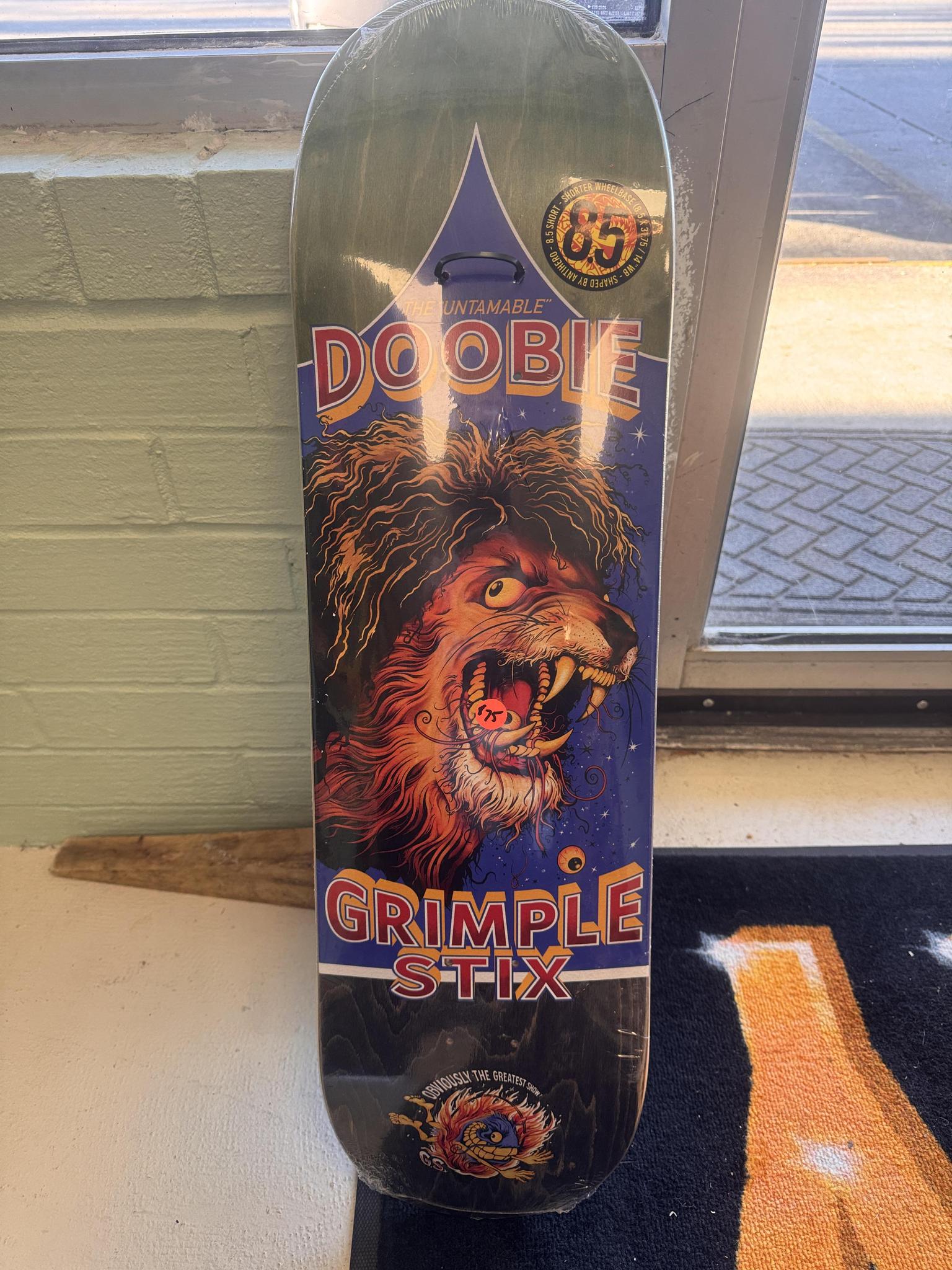 Anti Hero Doobie Grimple Obvious Greats Deck 8.5