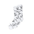 Thrasher Gonz Logo Pattern Crew Socks Wht/Blk